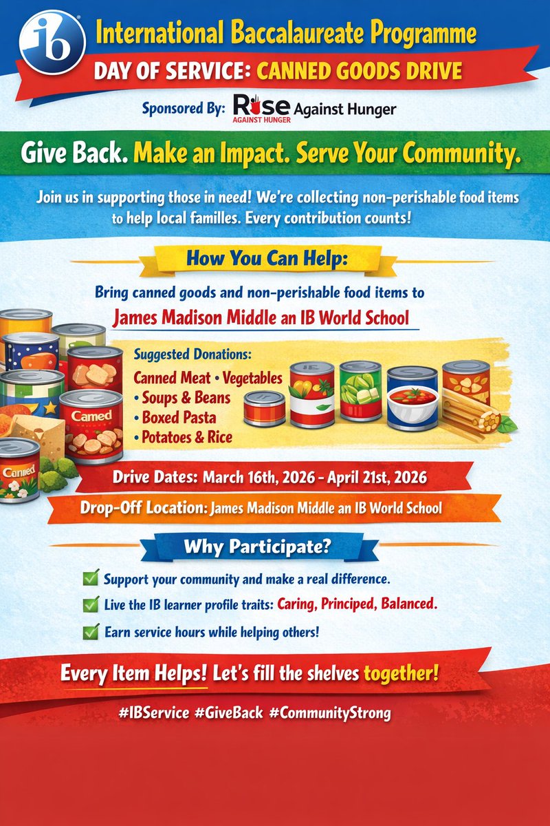 James Madison Middle: An IB World School tweet media