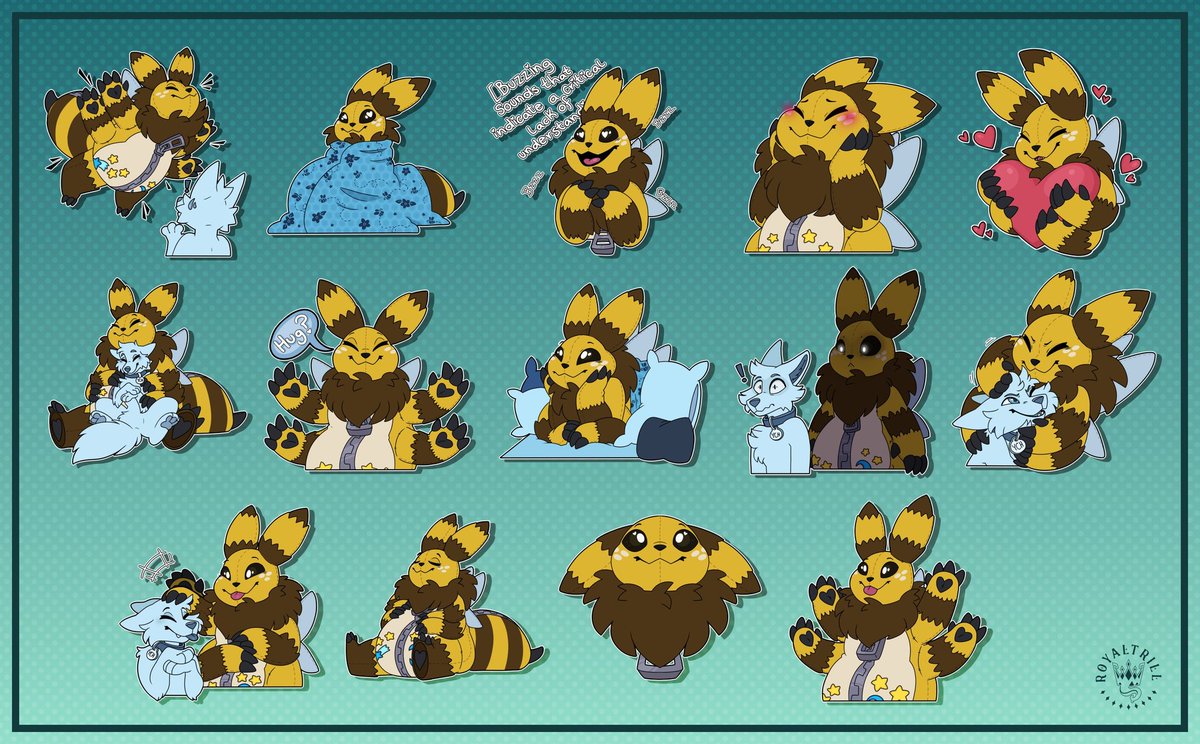 Royaltrill_Art ➡️ inkeycaps -comms open!- tweet media