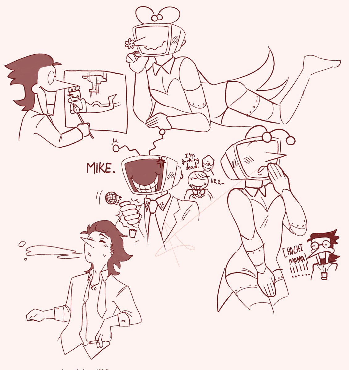 inure_alea's tweet photo. Also other doodles
#spamtenna https://t.co/uxCdidmyfe