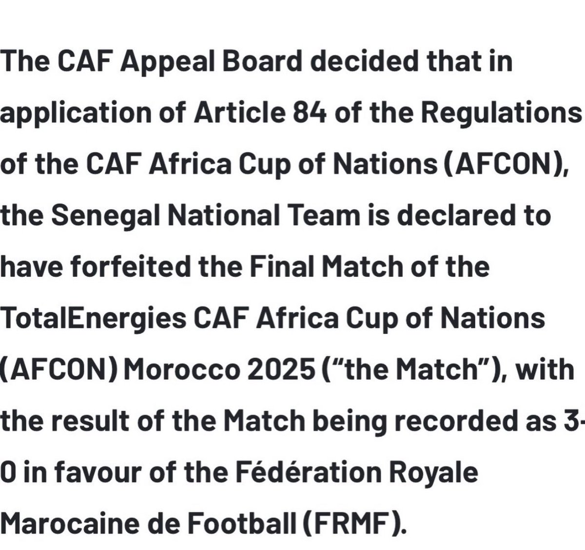 MrX549's tweet photo. Afcon 2025  #Moroco  this is Africa everything is possible 😋😋😋#Senegal 🇸🇳 very sorry    @afcon2025 @2019afcon https://t.co/E13Ataah7c