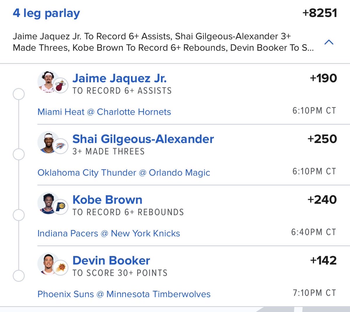 Letsfreakinggo1's tweet photo. I hope this 4 piece finds you
#Gambling𝕏 #parlay https://t.co/ETdyoVWZtI