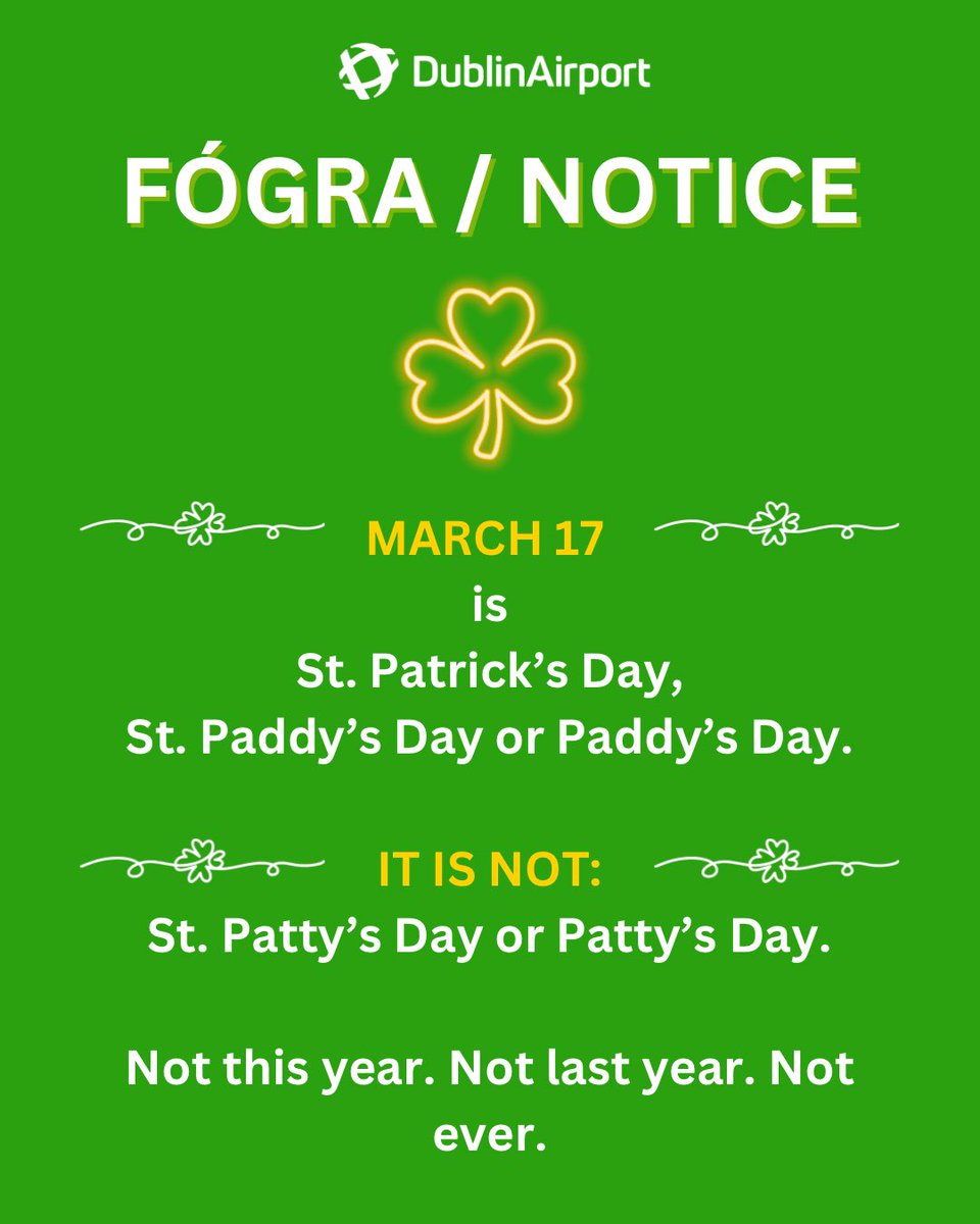 Paddy Not Patty ☘️ tweet media