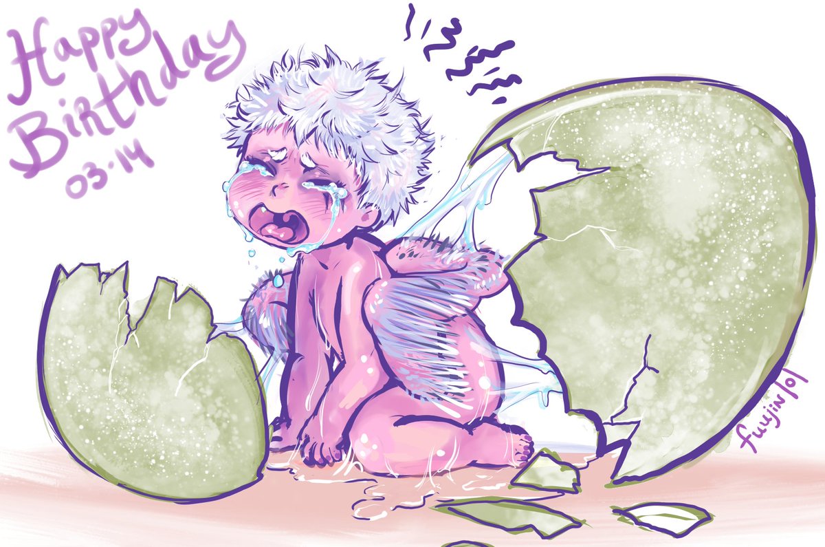 I doodled this for Byakuran's hatch day lol