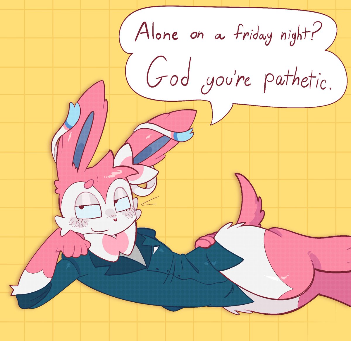 Vaprexn's tweet photo. I hate him #starters #startersmovieunleashers #DrSylveon https://t.co/P03aZJ08OW