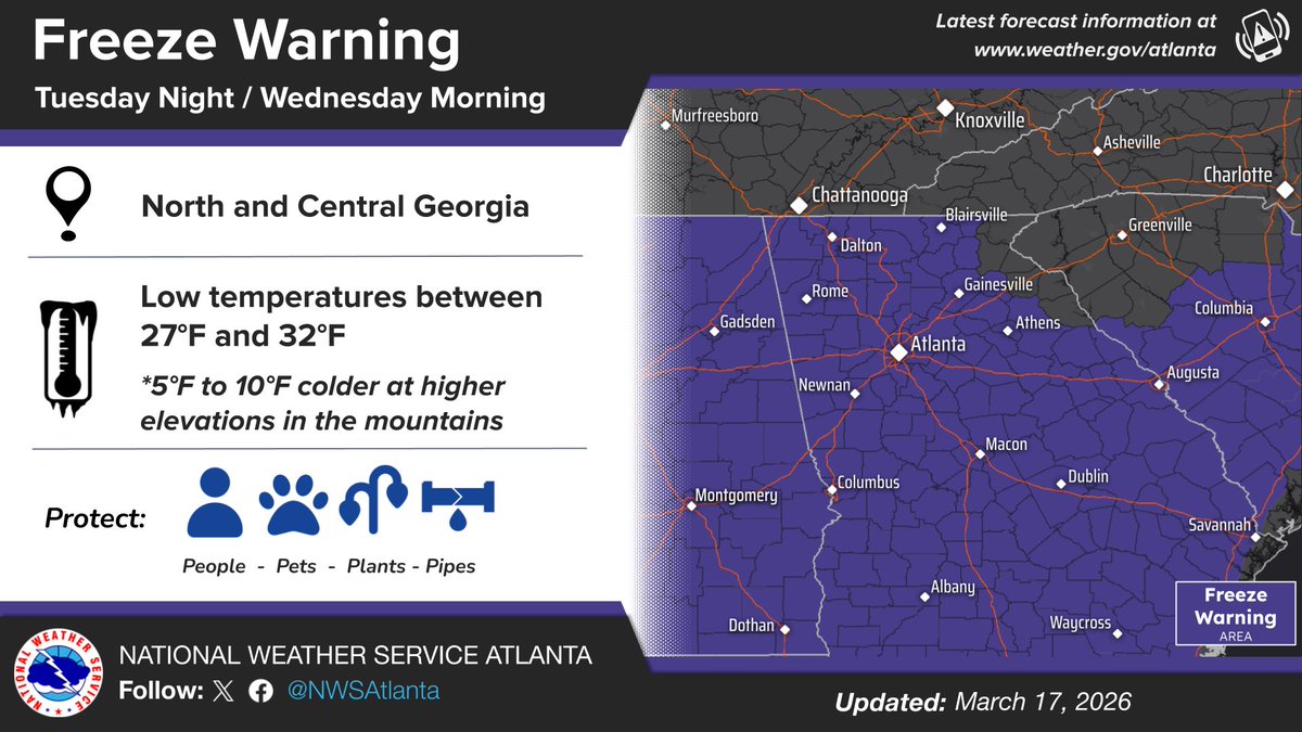 NWS Atlanta tweet media