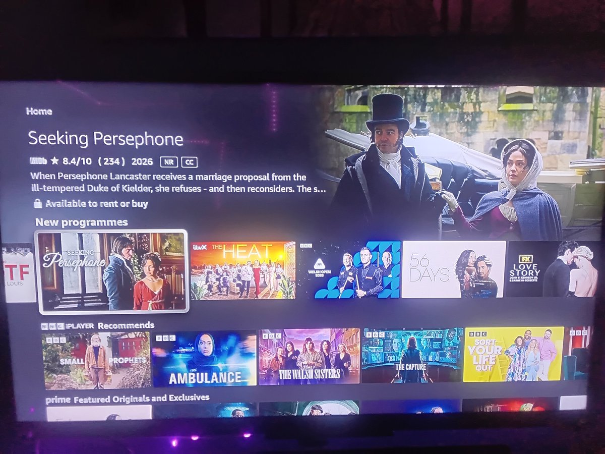 Stoked to see <a href="/JakeStormoen/">Jake Stormoen</a> on my TV 😁 
Recommended shows, got to agree, Seeking Persephone - get on it 😎 
#seekingpersephone