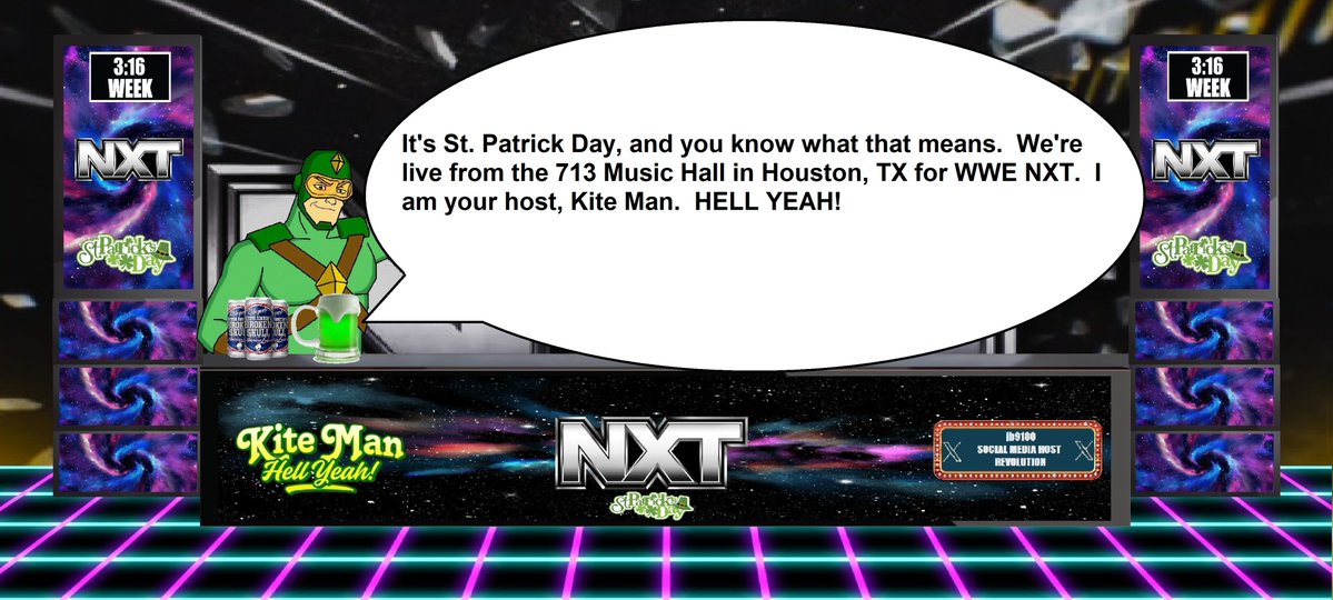 jb9180SMHR_7Y's tweet image. #KiteMan (Hell Yeah) welcomes you to #WWENXT.