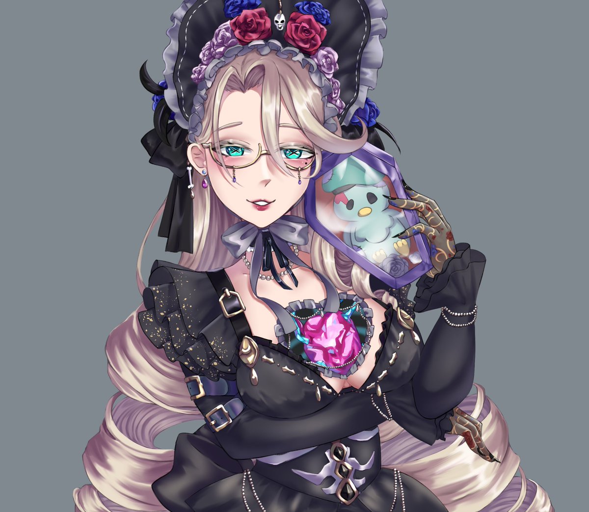 yunyaverse's tweet photo. the loveliest necromancer~ ⚰️
#AmareAtelier https://t.co/S6m0XBVHht