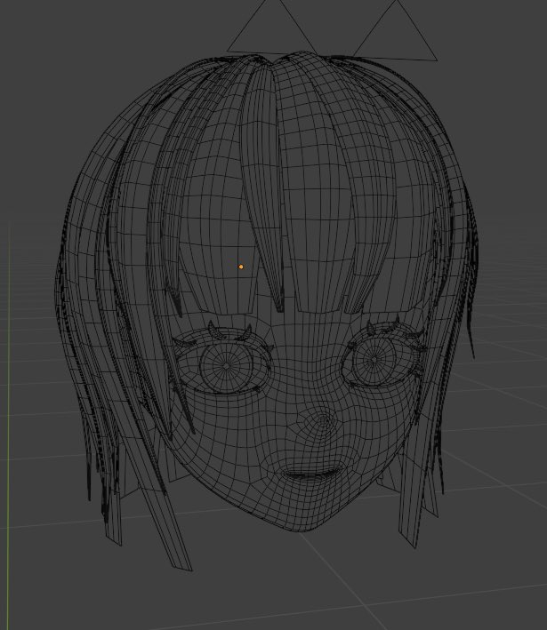 mellow_chii's tweet photo. First ever head model from scratch, did I do good on the topo? (Hair still curves dw)
#b3d #vrchat https://t.co/Tbm77H4WbC