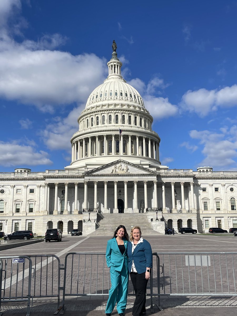 Today was #OCRA #advocacyday on The Hill. It was an incredible experience, having the opportunity to share my story and advocate for better outcomes for those diagnosed with ovarian cancer through research, education, and awareness! #tealaction #OCRA #advocacydays