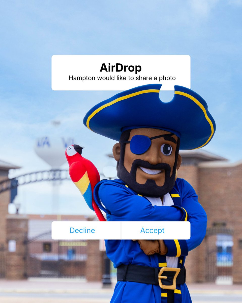 Hampton University tweet media