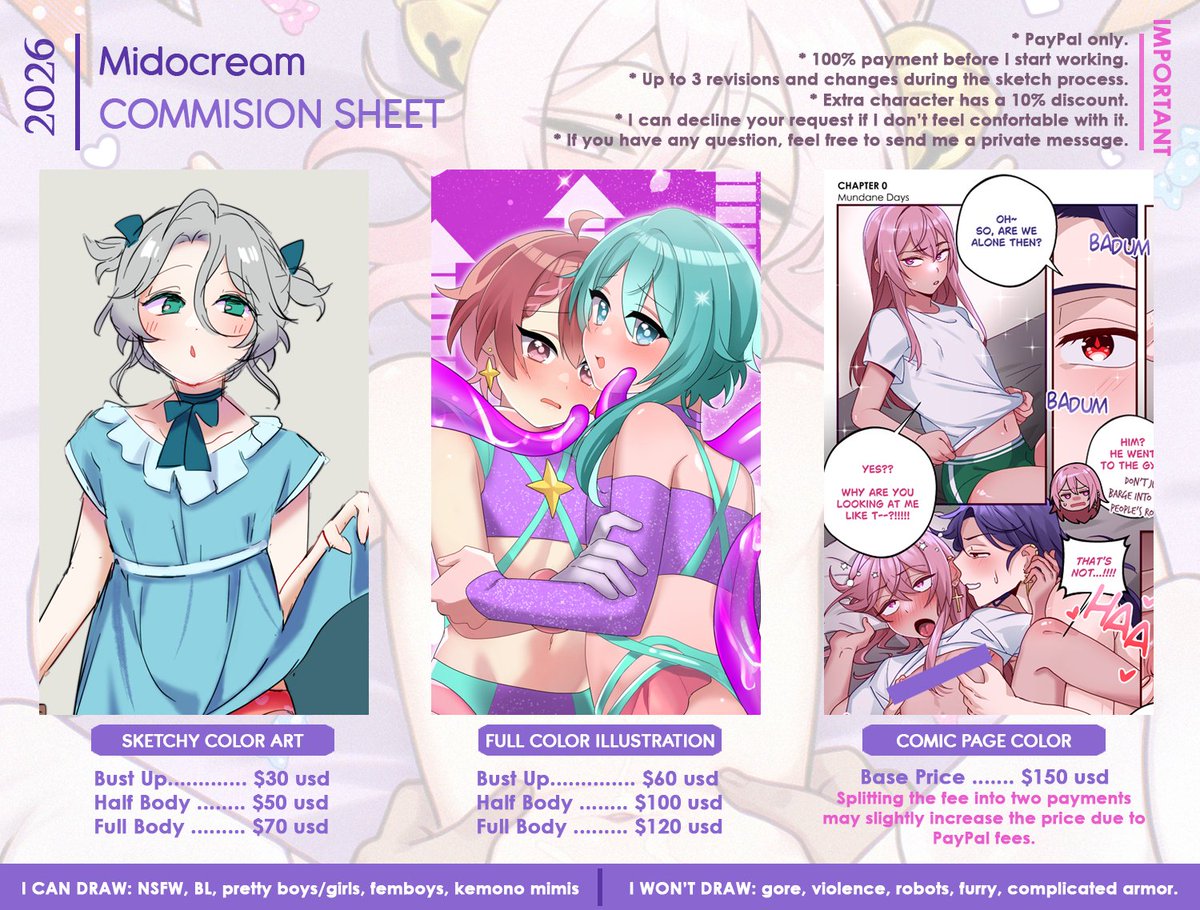 midocream 🔞 OPEN COMMISHES tweet media