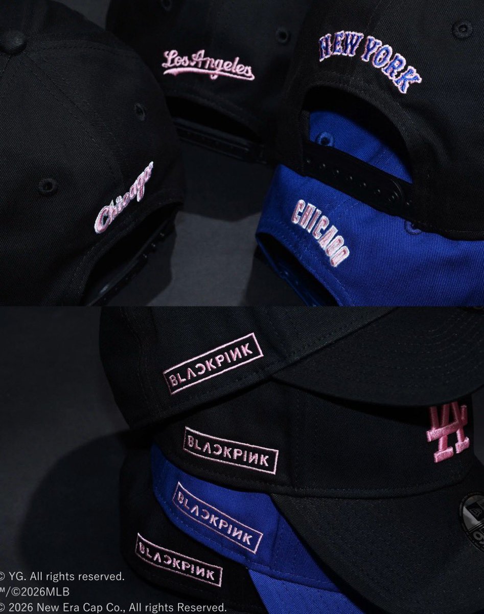 New Era®︎ x BLACKPINK x MLB トリプルコラボキャップが国内3月18日 New Era®︎ x BLACKPINK x MLB トリプルコラボキャップが国内3月18日
