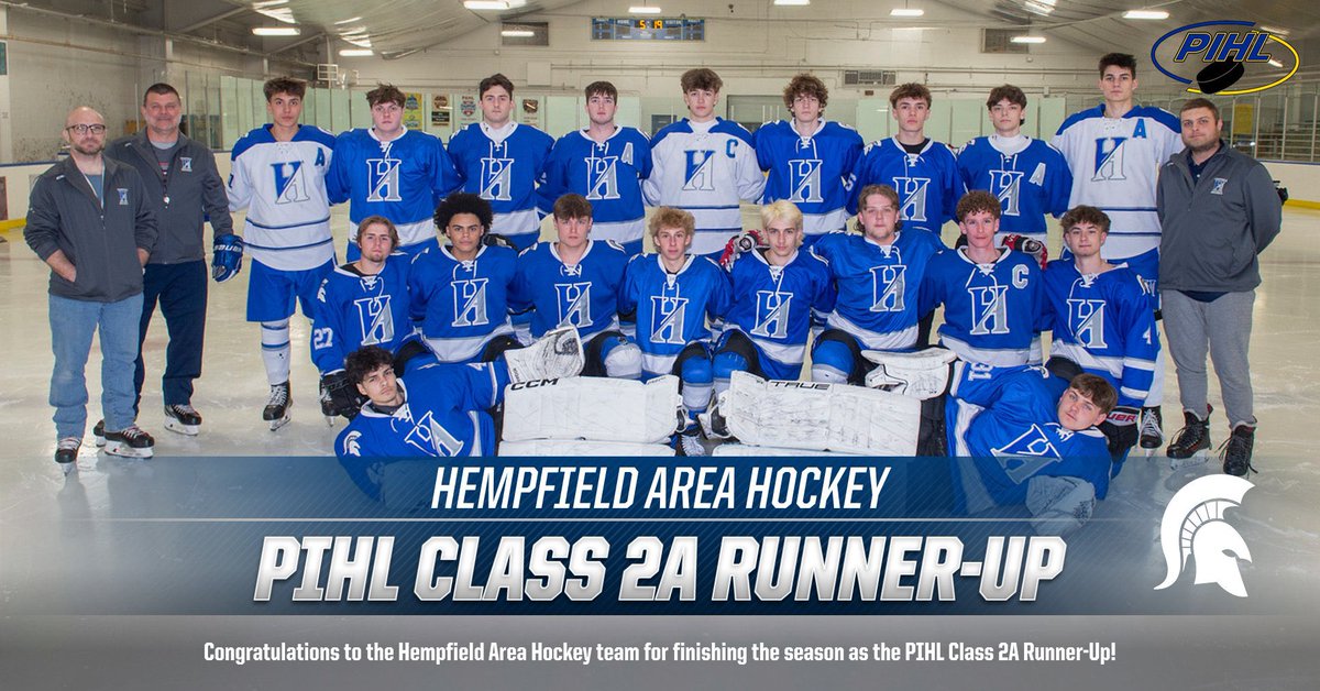 hasd_athletics's tweet photo. Congratulations to the Hempfield Area Hockey team for finishing the season as the PIHL Class 2A Runner-Up! Great season, guys! https://t.co/rsMtSUF54r