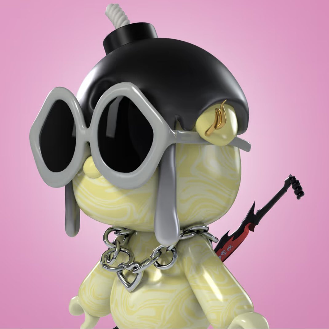 #1BLOCK #MetaSamurai #メタサムコンシェルジュ

グッドモニン☀️

||◤

◆ ‘ Creamy ‘ という名のスキン

◆ とろけるようなクリーミーな模様
◆ 有機的ラインが描く抽象画の美で
◆ 柔らかな光を内側に湛えるような
◆ 繊細でいて温もりのあるサムライ

◆ 頭に冠するは平和の象徴ボンバー
◆