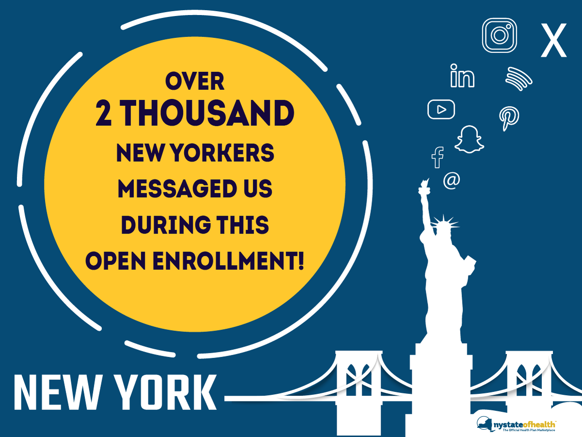 NY State of Health tweet media