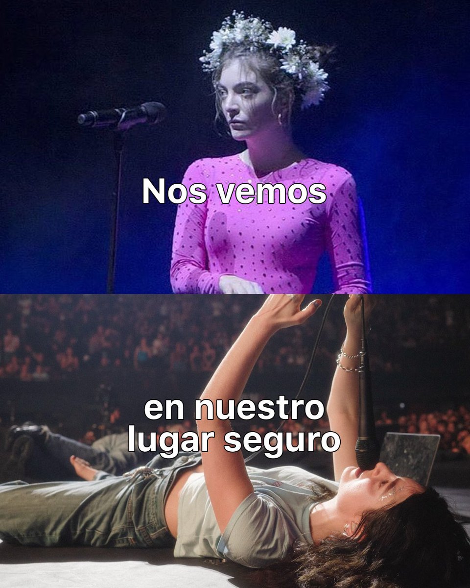 UMusicColombia's tweet image. Nuestro lugar seguro es dónde podemos cantar en vivo con nuestros artistas favs🩷 ¡ya contando las horas! ⏱️

#lorde