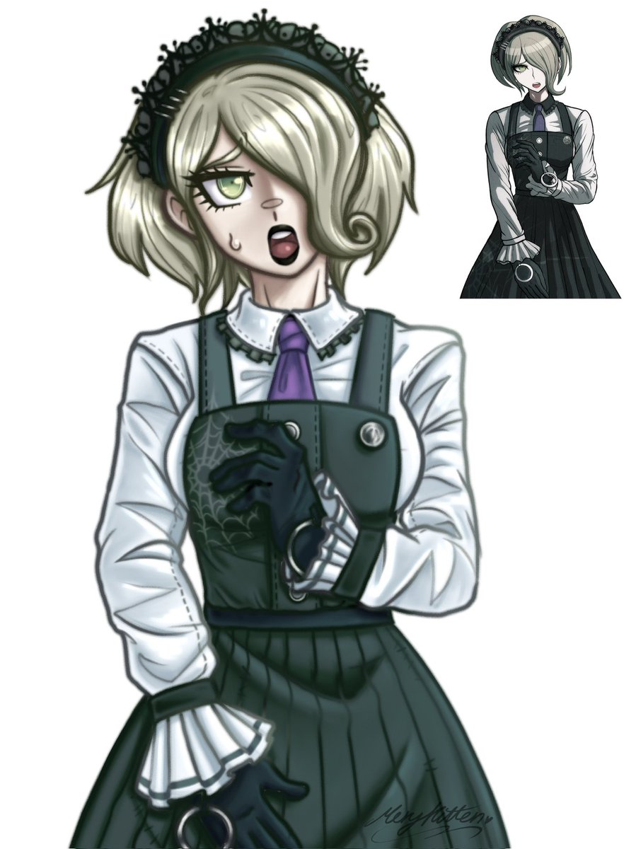 MeryKittenNya18's tweet photo. I was bored so I drew some Danganronpa Sprites in (one of) my style! <3

Added some details to their designs, what do you think about em?^^
Check down to see Kirumi without lipstick!🧵

#Danganronpa #danganronpatwt #kazuichisoda #nagitokomaeda #kirumitojo #Sonianevermind https://t.co/Ql1olOeuek