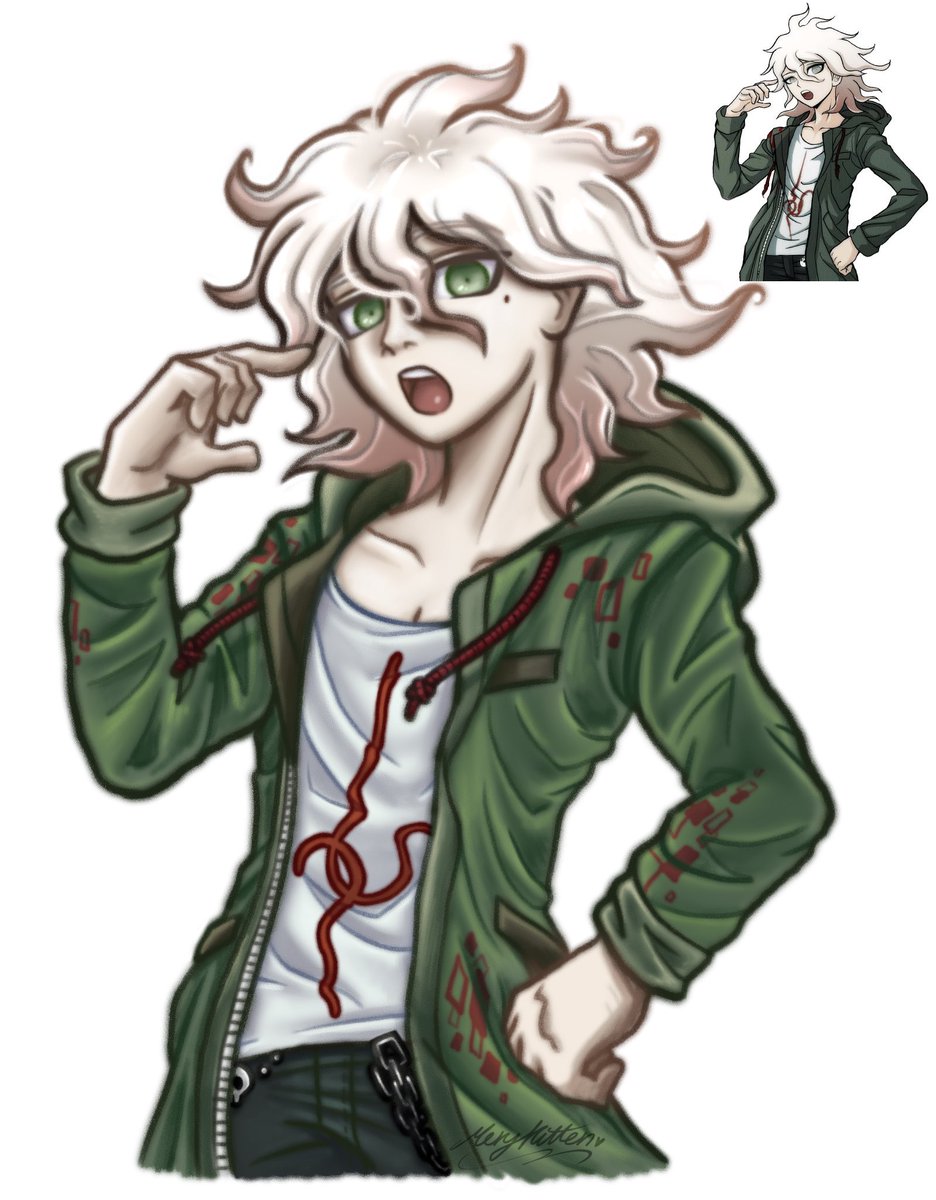 MeryKittenNya18's tweet photo. I was bored so I drew some Danganronpa Sprites in (one of) my style! <3

Added some details to their designs, what do you think about em?^^
Check down to see Kirumi without lipstick!🧵

#Danganronpa #danganronpatwt #kazuichisoda #nagitokomaeda #kirumitojo #Sonianevermind https://t.co/Ql1olOeuek