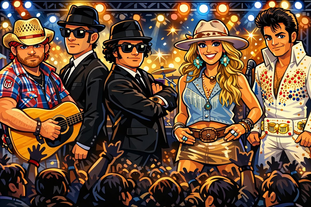 Legends in Concert tweet media