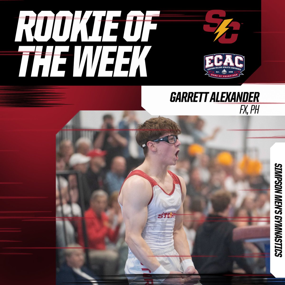 Simpson Men's Gymnastics tweet media