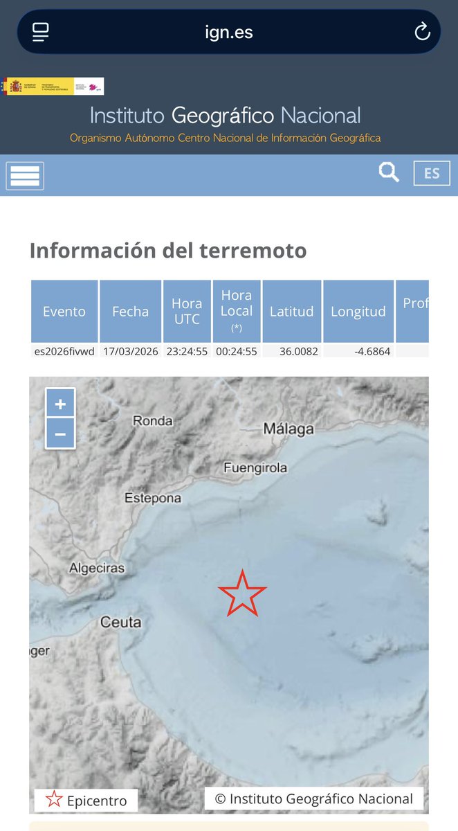 fjcastillo's tweet photo. #Terremoto en #Málaga, hace nada. Se ha sentido perfectamente. https://t.co/0nT6OWmxDm