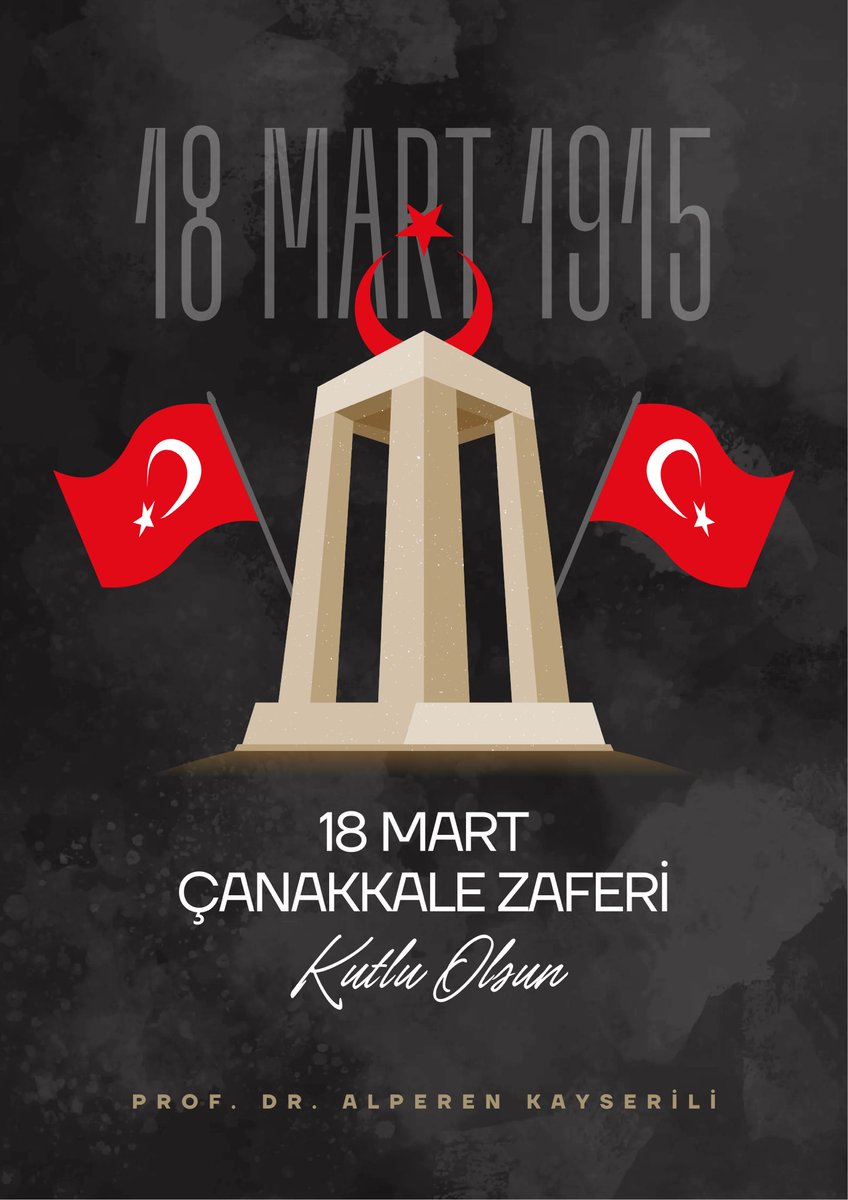 Çanakkale Zaferinin 111. yıldönümünde “Çanakkale Geçilmez” diye yedi düveli dize getiren ecdadımızı rahmet ve minnetle anıyorum. Şehitlerimizin ve sonrasında uçmağa varan gazilerimizin kutlu tinleri şad, mekânları cennet olsun. #18MartÇanakkaleZaferi