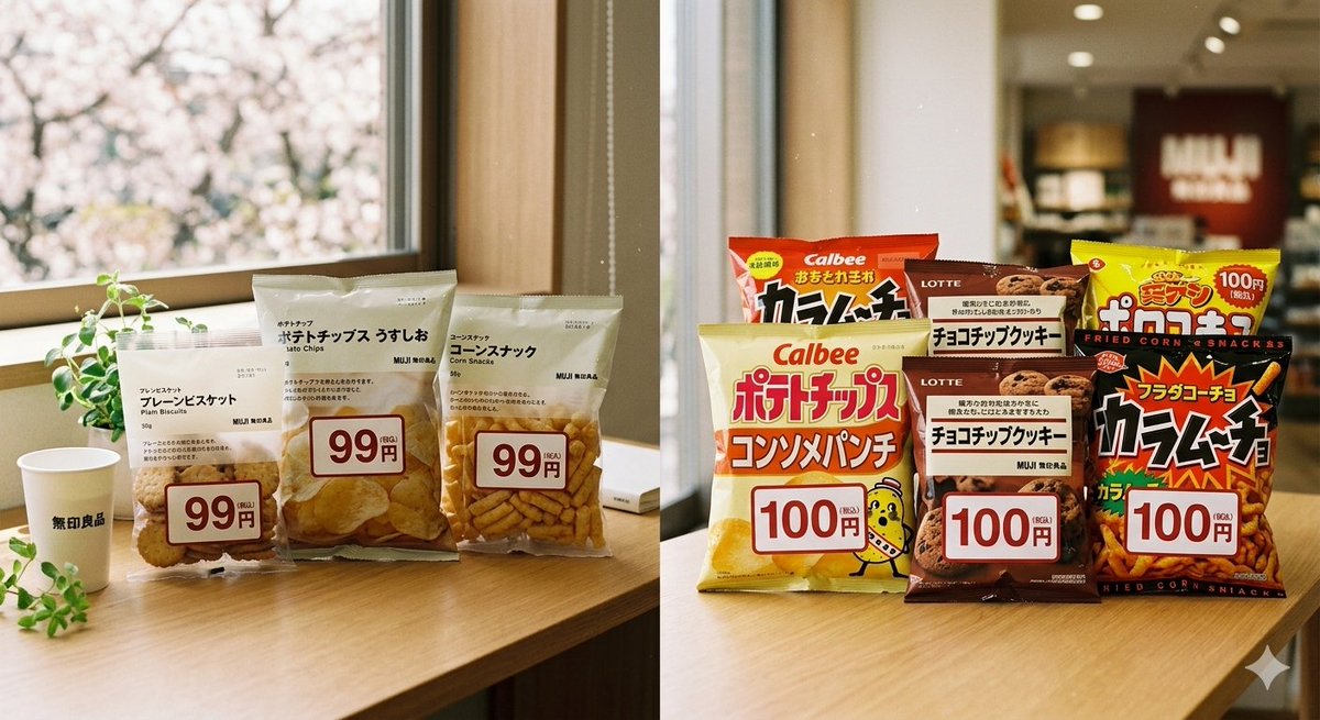 3/20から始まる無印良品週間、実は一番コスパいいの「99円お菓子」説🌸

100均より安いし、素材の味がちゃんとしてて罪悪感ゼロ。

この「ぽち菓子」シリーズ、サイズ感も見た目も可愛すぎて、デスクに忍ばせとくだけで癒やされる……。

#無印良品 #無印良品週間