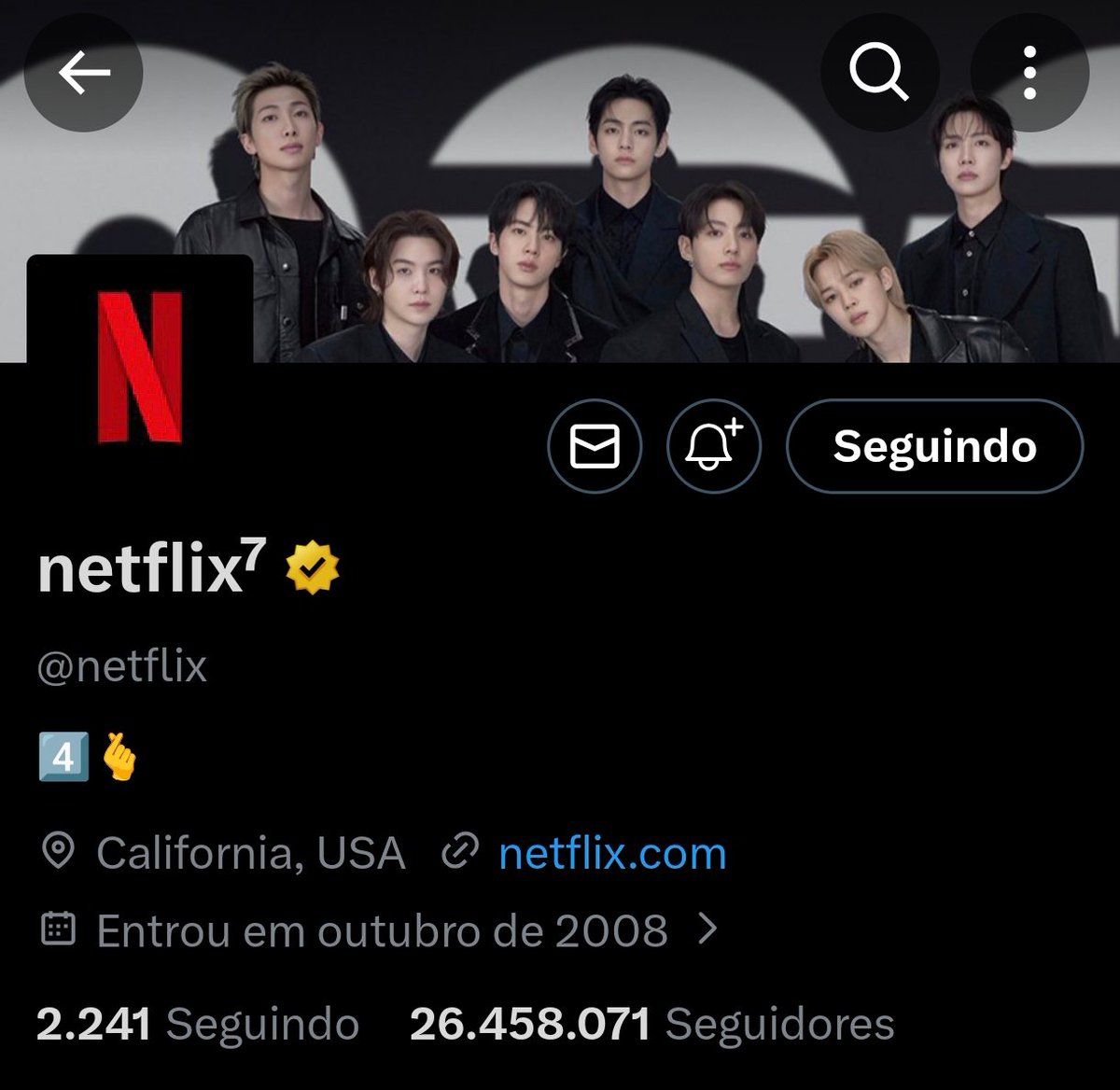 polyanakim's tweet photo. Agora que percebi que a Netflix Brasil tem mais seguidores 🗣️
Segue sendo a maior 🫰🏻 https://t.co/AQOwA4o0Ax