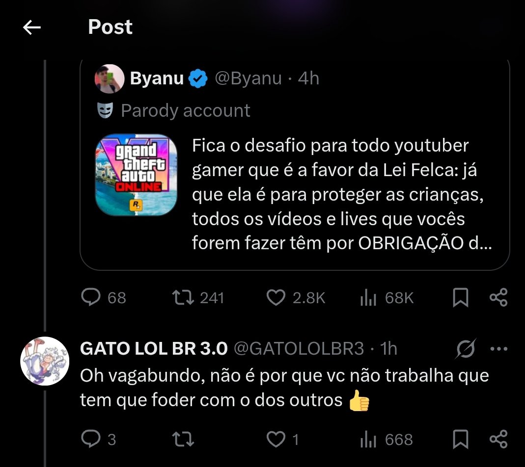yDeletado's tweet photo. @GATOLOLBR3 @Byanu ??? https://t.co/LCJ2nNPxI8