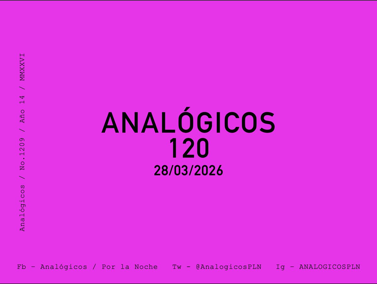 - Analógicos - tweet media