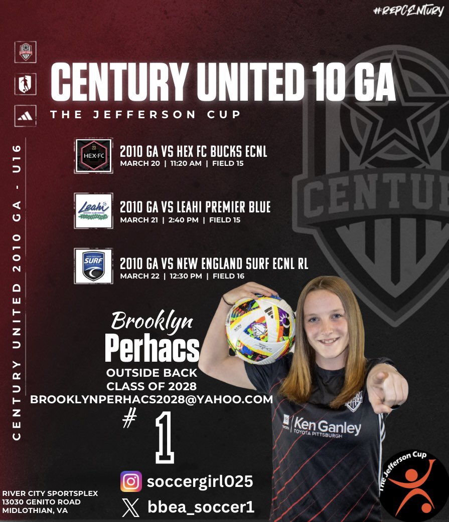 bbea_soccer1's tweet photo. Excited to get on the field with my team this weekend at the Jeff Cup! If you are out there we would love to see you at a game! @CoachEMarshall @CoachBri13 @Century_Utd @GAcademyLeague @ImYouthSoccer @pghsoccernow @TheSoccerWire https://t.co/CkIt4qro8s