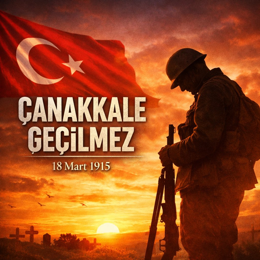 VatanX_'s tweet photo. Bir millet düşünün…  
Yokluk içinde, imkânsız denilen bir savaşta dünyaya “Çanakkale Geçilmez” dedirten 🇹🇷  

18 Mart; sadece bir zafer değil, bir milletin yeniden dirilişidir.  
Bu toprakları vatan yapan aziz şehitlerimizi rahmetle, minnetle anıyoruz.  

Bugün hâlâ aynı ruh, aynı inanç, aynı kararlılık damarlarımızda!  

Unutmadık, unutturmayacağız…  
Çanakkale ruhu dün olduğu gibi bugün de dimdik ayakta!  

#18MartÇanakkaleZaferi #ÇanakkaleGeçilmez #Vatan #ŞehitlerÖlmez #TürkMilleti #MilliRuh

 #18MartÇanakkaleZaferi
