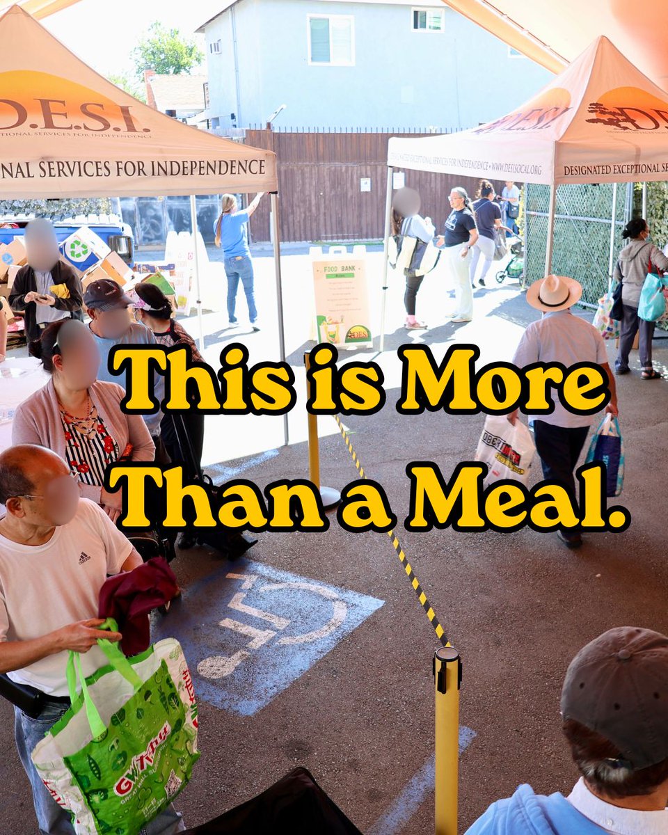desisocal's tweet photo. Our food bank has two critical missions:

To fight hunger in our community.
To help build careers.

Thanks to vital partners, we receive the resources to serve our neighbors...but our work doesn't stop there. https://t.co/SUQjwqUMaW