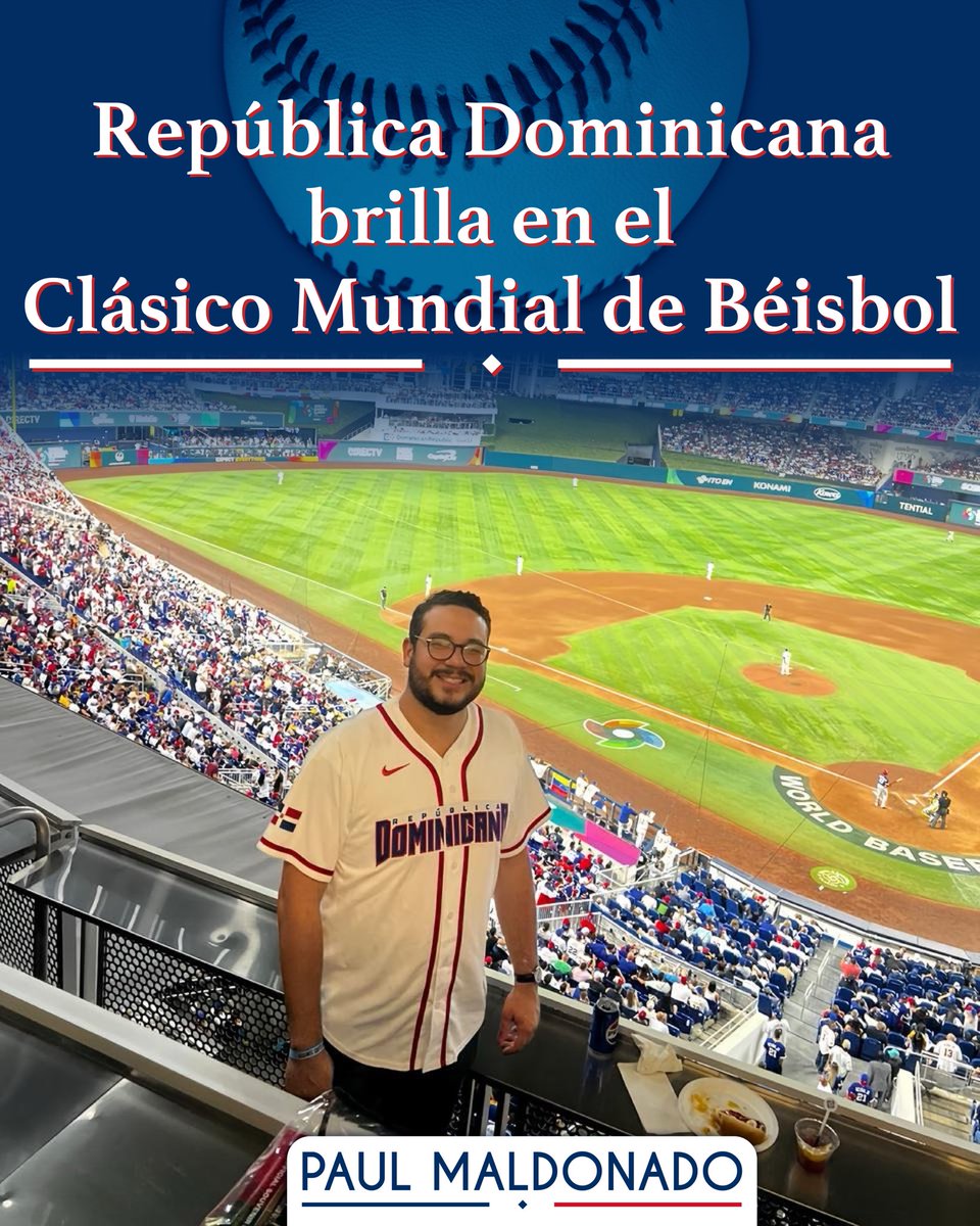 paulmaldonado28's tweet photo. Como amante del béisbol y orgulloso seguidor de nuestra selección dominicana, no podía dejar pasar la oportunidad de expresar mi más sincero agradecimiento a cada uno de estos peloteros a través de mi más reciente artículo de opinión. 🇩🇴💪🏻

🔗 https://t.co/ehBacQZamx https://t.co/6CxcAnvwBm