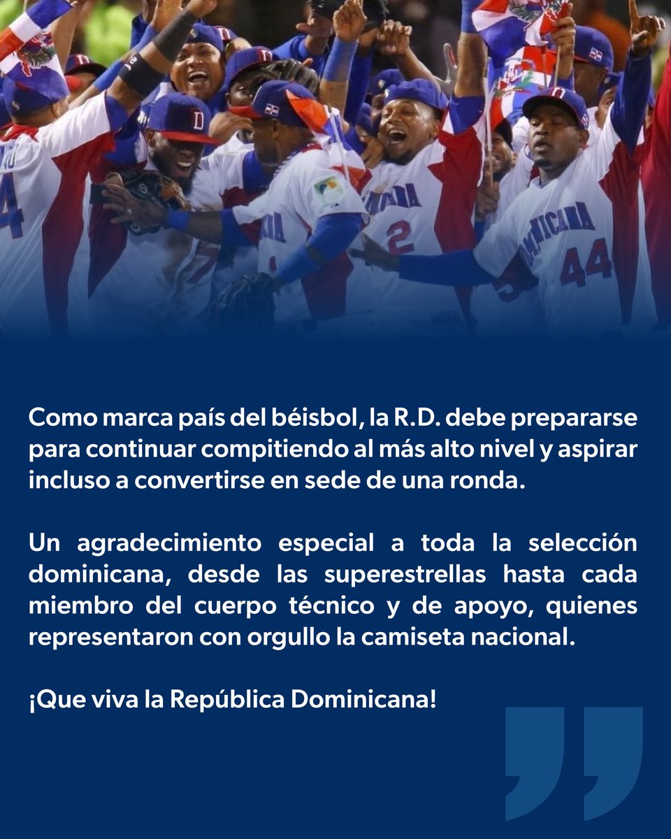 paulmaldonado28's tweet photo. Como amante del béisbol y orgulloso seguidor de nuestra selección dominicana, no podía dejar pasar la oportunidad de expresar mi más sincero agradecimiento a cada uno de estos peloteros a través de mi más reciente artículo de opinión. 🇩🇴💪🏻

🔗 https://t.co/ehBacQZamx https://t.co/6CxcAnvwBm