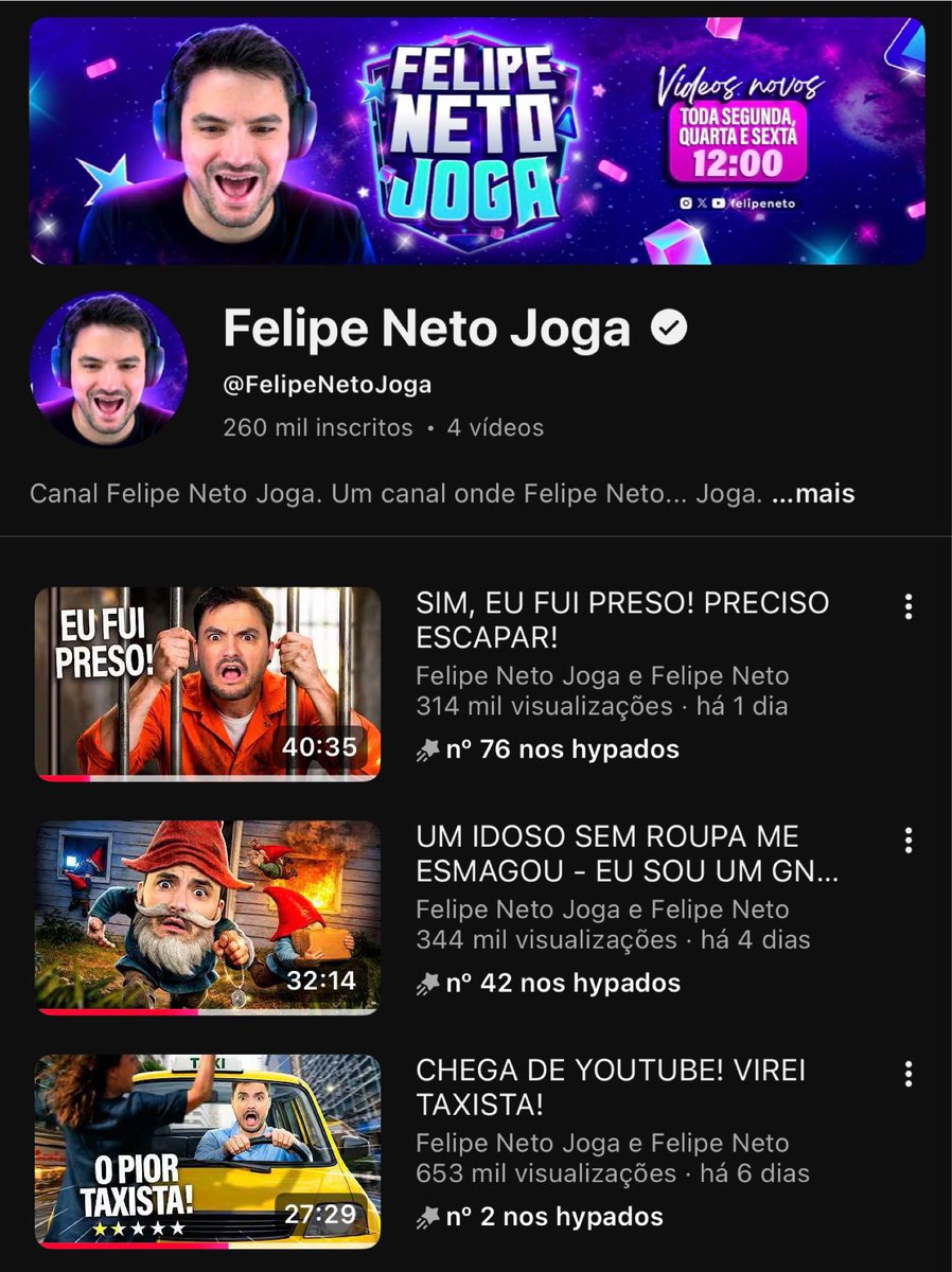 Felipe Neto 🦉 tweet media