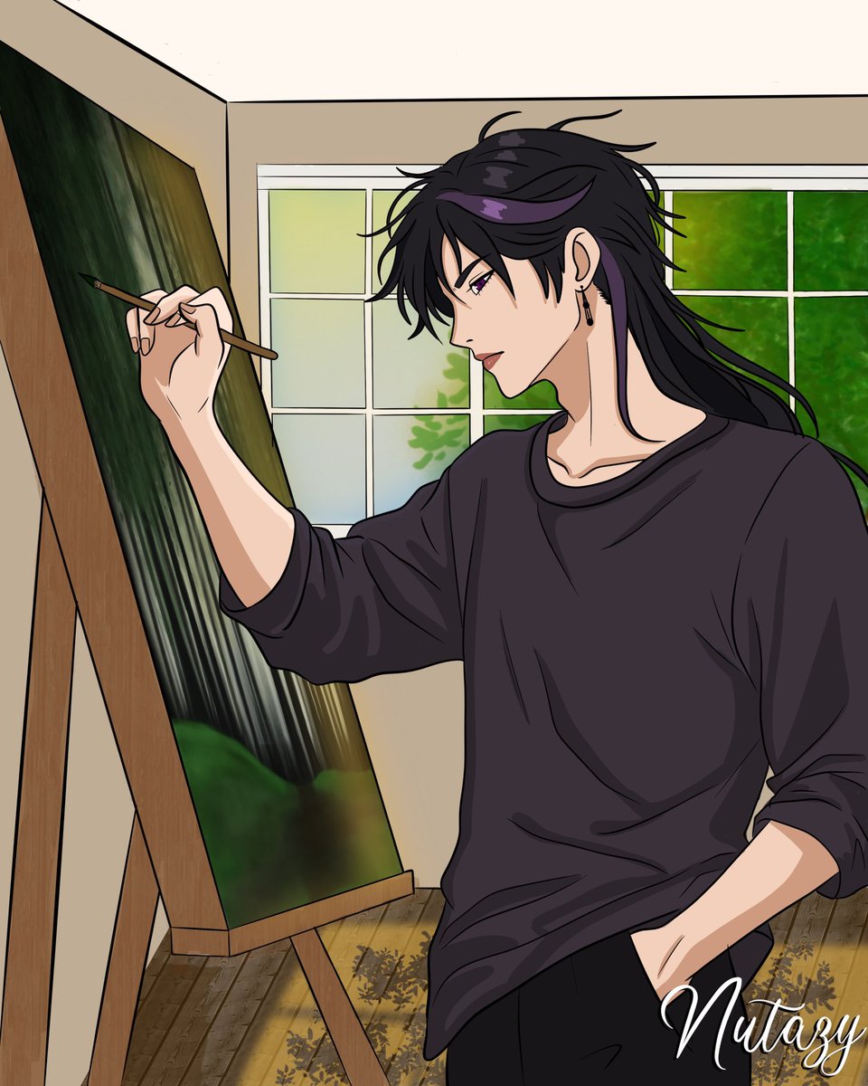 Nutazyy's tweet photo. POV: you married your enemy and peace was never an option 
#bl #webcomic #manhwa #digitalart #oc https://t.co/NlKz4ZioXi