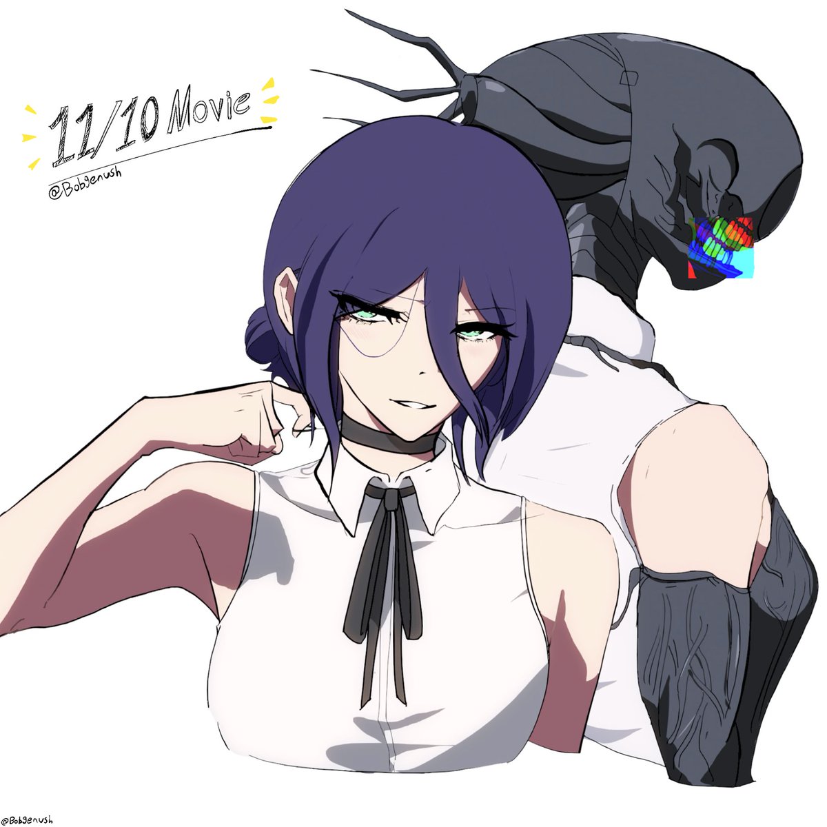 bobgenush's tweet photo. REZE

#chainsawman #reze #animeart https://t.co/CbrYrGfatO