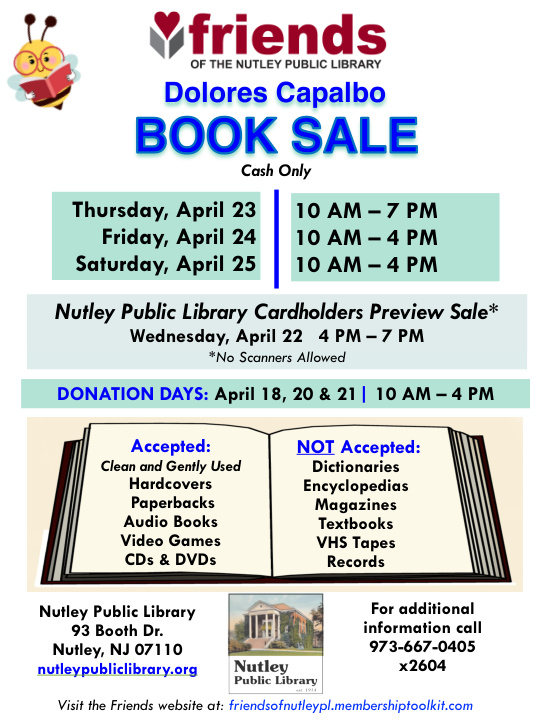 Nutley Library tweet media