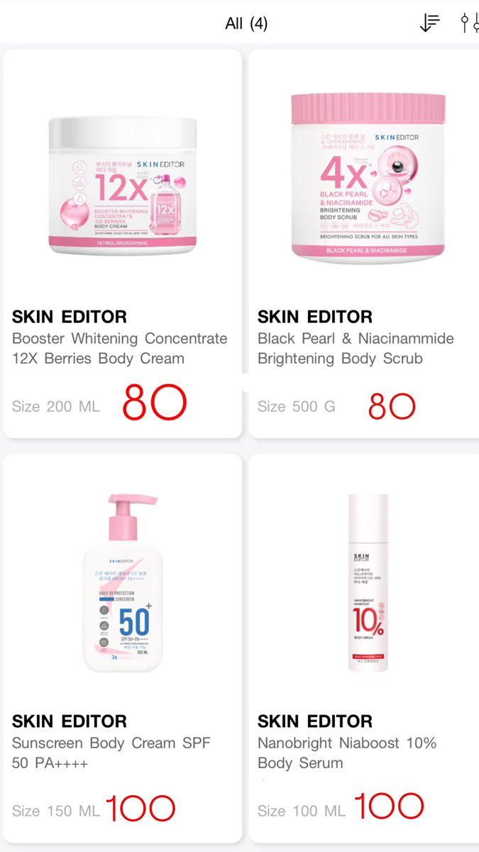 ♡ ไม่พร้อมส่ง ♡ 

— 𝘚𝘬𝘪𝘯 𝘦𝘥𝘪𝘵𝘰𝘳 —
‼️ลด 𝟨𝟢% ‼️

📦 ค่าส่ง 30 บาท

♡  สนใจ 𝘥𝘮 สอบถามรายละเอียดได้เลยค่าา

#SkinEditorCozyChapterXTEETEEPOR
