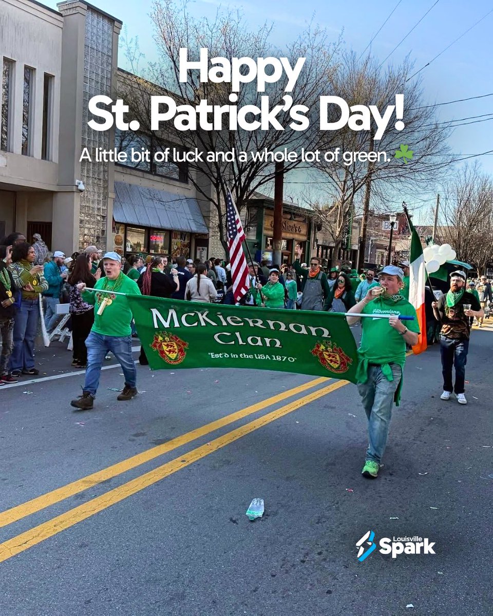 louisville's tweet photo. Happy St. Patrick's Day, Louisville! 🍀

Photo 📸:  @Larry_Sinclair https://t.co/jzTPkzATEu