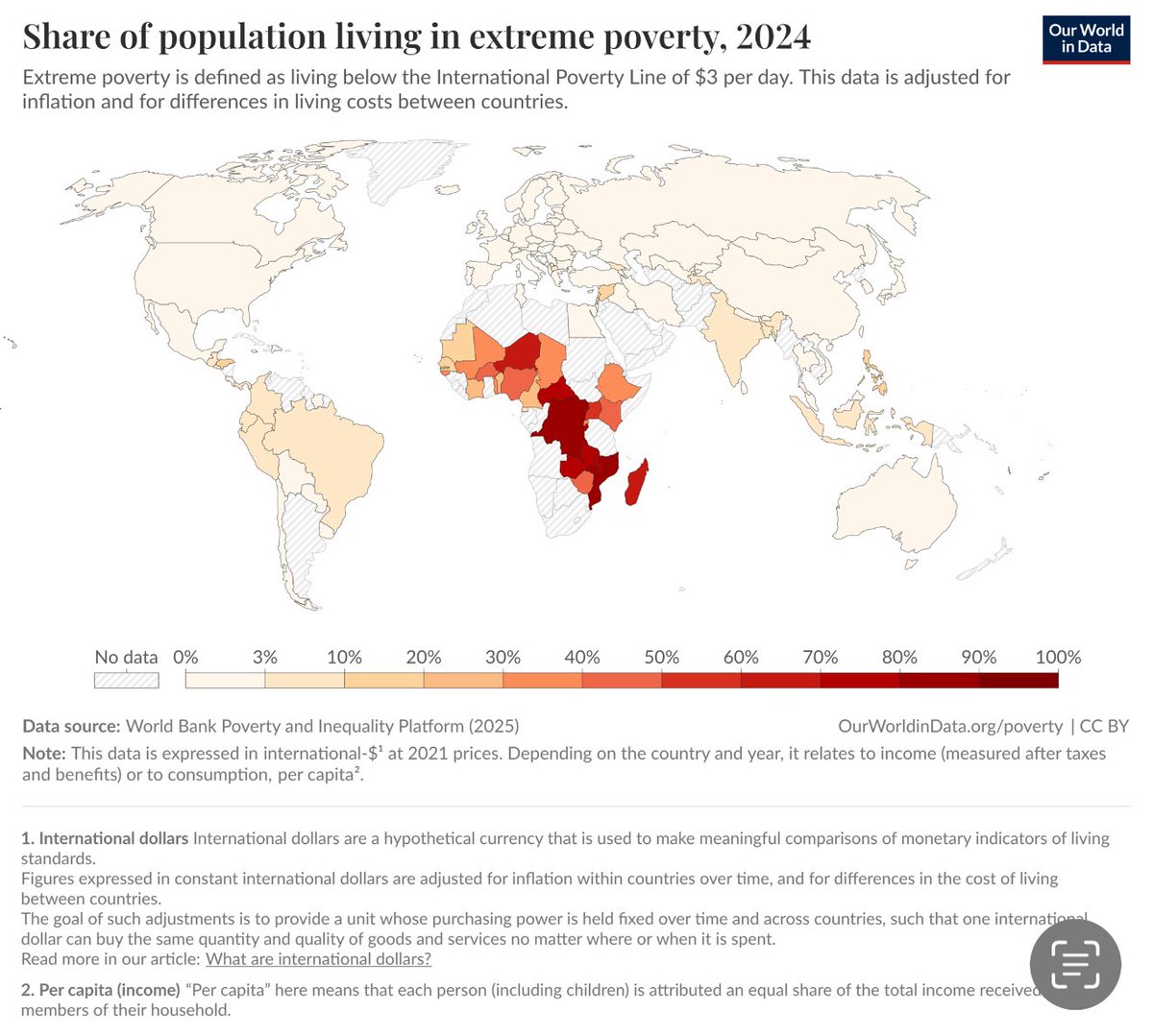 Extreme Poverty Rate (%)

Colombia🇨🇴: 7.69
Mexico🇲🇽: 2.33
Costa Rica🇨🇷: 1.28
USA🇺🇸: 1.25
Japan🇯🇵: 1.21
Lithuania🇱🇹: 1.10
Australia🇦🇺: 0.99
Italy🇮🇹: 0.93
Sweden🇸🇪: 0.84
Spain🇪🇸: 0.81
Israel🇮🇱: 0.72
Greece🇬🇷: 0.59
Türkiye🇹🇷: 0.53
Austria🇦🇹: 0.53
Chile🇨🇱: 0.52
UK🇬🇧: 0.50
Slovakia🇸🇰: