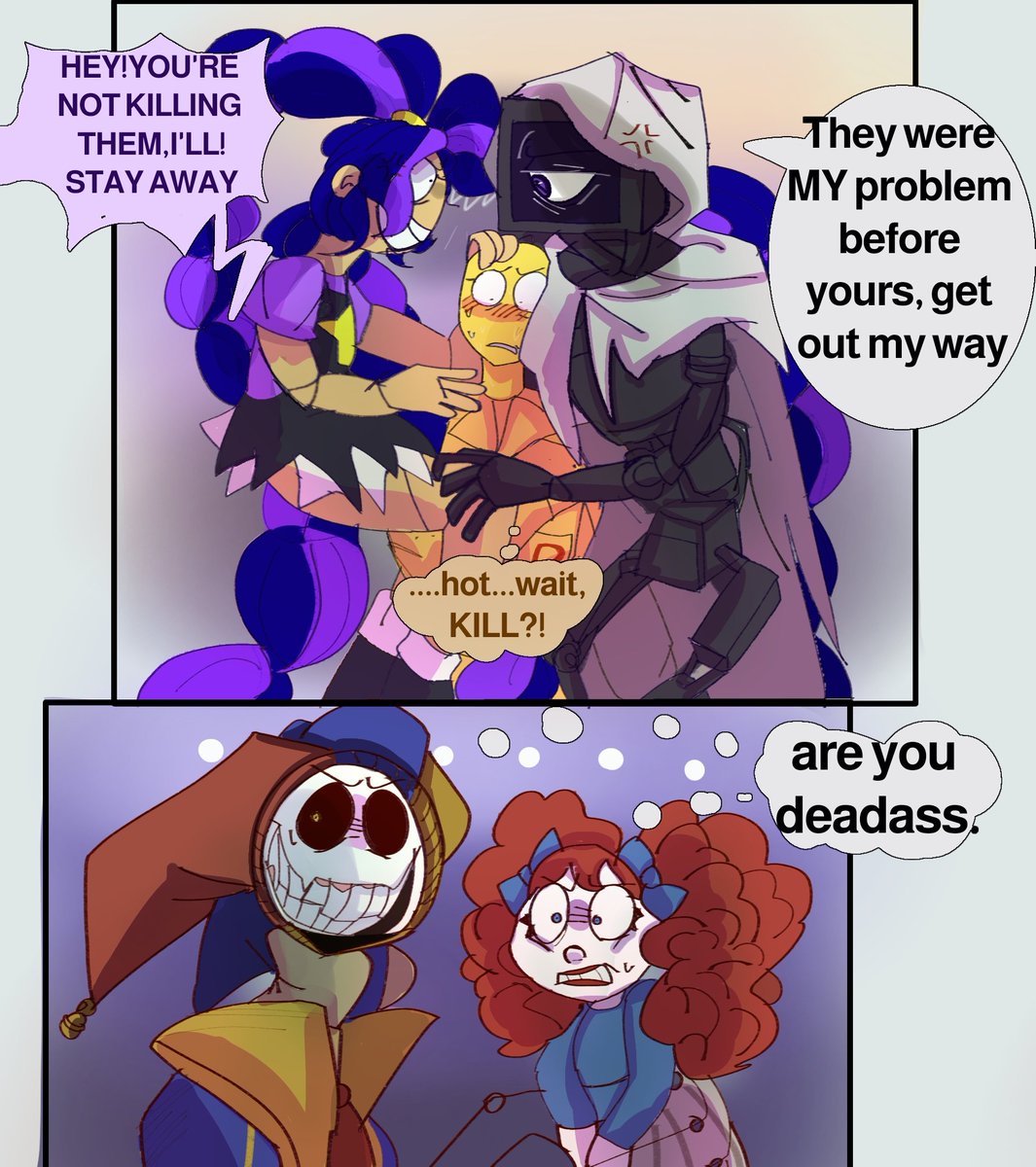 rosapazl's tweet image. the ship i just made tf up🥹
#poppyplaytime
#Lilylovebraids x #player x #thedoctor #Harleysawyer