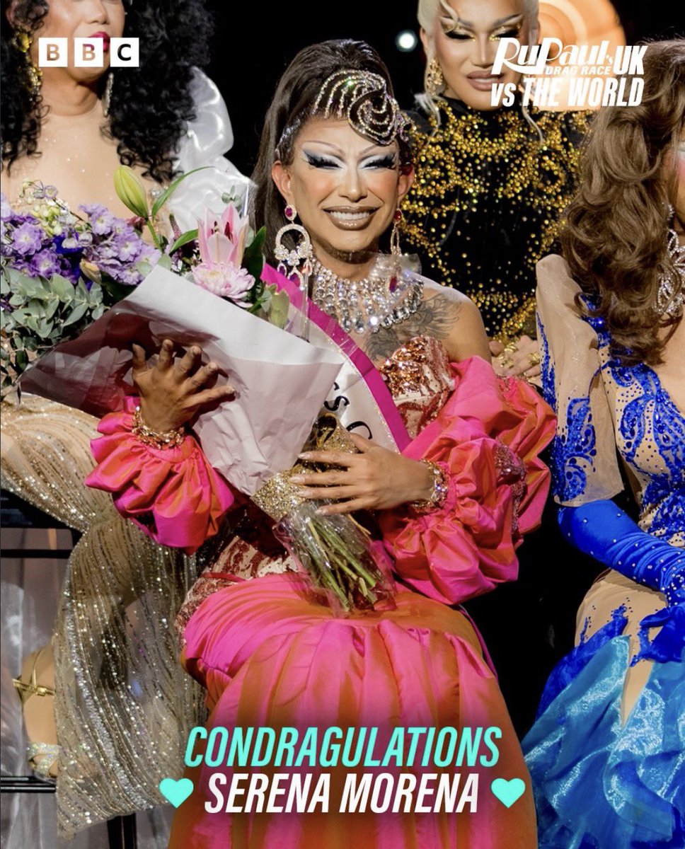 Dos reinas hispanas ganando el título de Miss Congeniality en UKvsTW se siente taaaan correcto. Ojalá esto sirva para que el mundo valore el carisma, la bondad y el talento de nuestras reinas #DragRaceUK