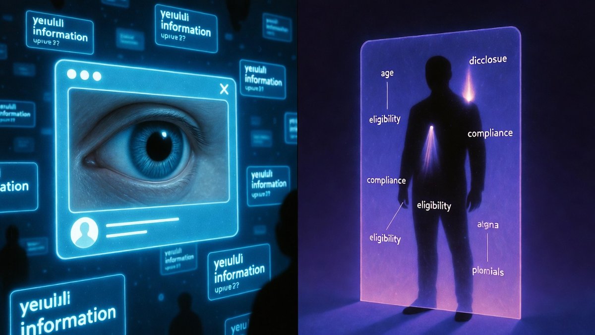 X can demand your personal data,you have no choice. On most blockchains, you don't either ,everything you do is public and immutable forever. 

                🚨This needs to change. 🕛

Prove you're 18+, compliant, or eligible ,without revealing your name, birthdate, or history