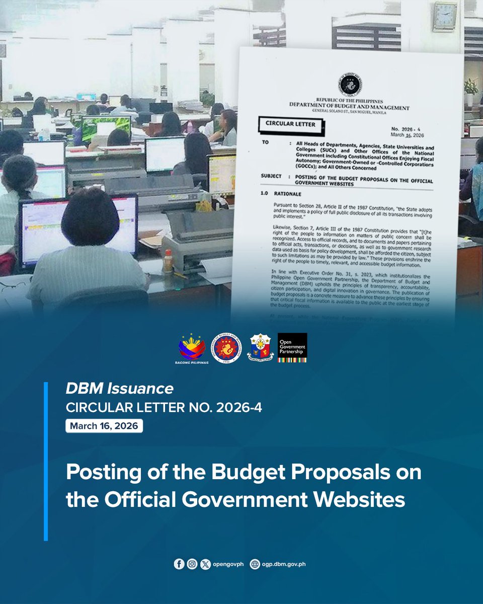 Philippine Open Government Partnership tweet media