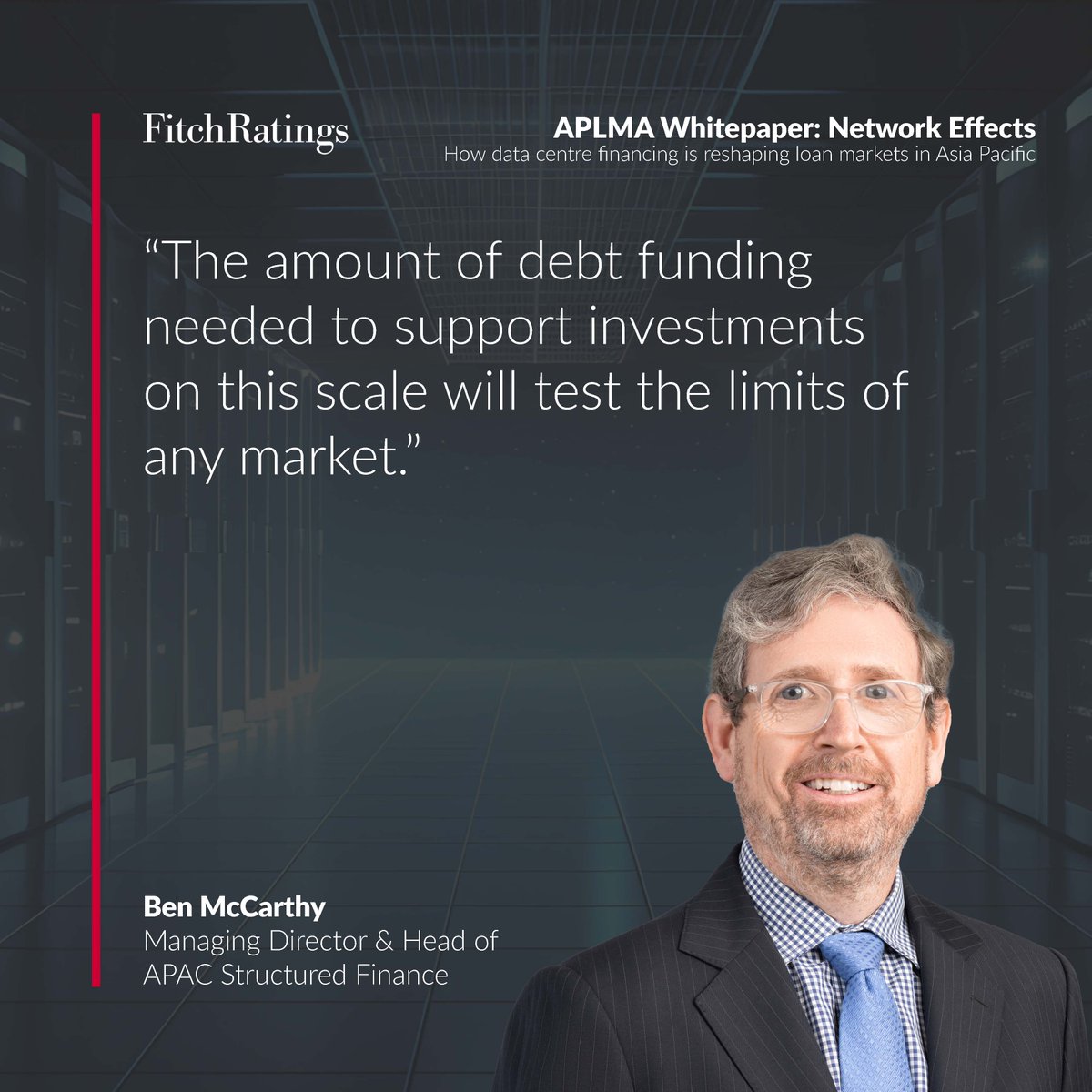 FitchRatings's tweet image. #APAC's #datacentre buildout is accelerating, but financing isn’t plug-and-play. Borrowers are diversifying funding as lenders weigh limits &amp;amp; protections. Fitch Ratings supported APLMA’s whitepaper with Latham &amp;amp; Watkins. Learn More: ow.ly/mEjl50Yv50I
#Loanmarket #CreditRisk