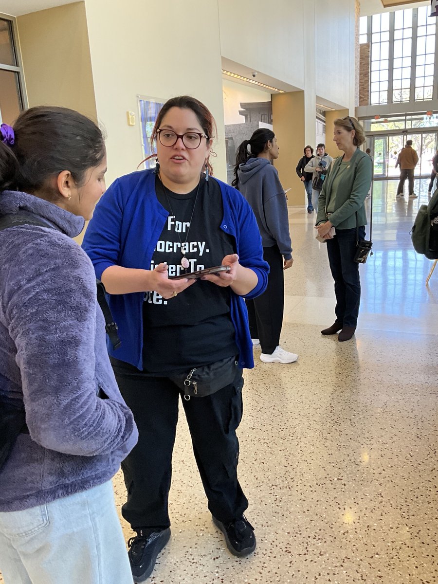 Janet4Texas's tweet photo. Fun St Patrick’s Day registering voters with @Powered by people & @Vikki Goodwin for TX Lt Gov with @Texas Aggie Dems on TAMU campus today!
Are YOU registered to vote in the May18-22, May 26, Texas #PrimaryRunoff? Check here: https://t.co/orRuf09ds4 https://t.co/tQxgwRIhVO