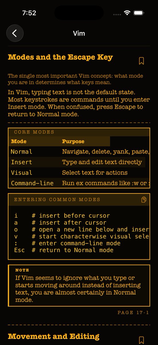 ShellRefApp's tweet photo. #Vim #ShellRef https://t.co/eiQau57JOB